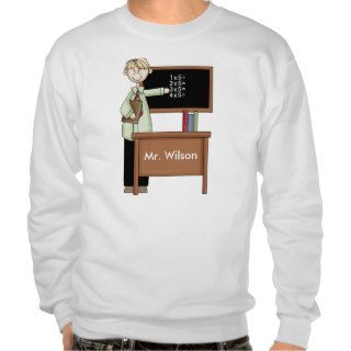 Personalized Teacher Gift Pullover Sweatshirt