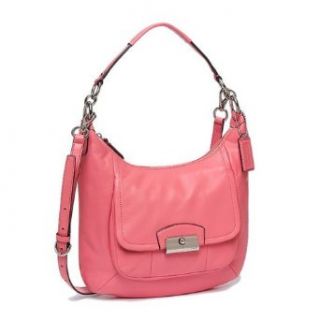 Coach 22309 Kristin Leather Large Hobo Rose Handbag $458 Retail Shoes