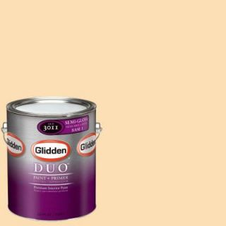 Glidden DUO 1 gal. #GLO17 01S Venetian Stucco Semi Gloss Interior Paint with Primer GLO17 01S