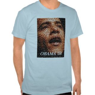 Obama 08 African American Montage T shirts