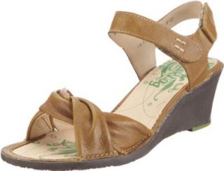 Groundhog Women's Gaspe Ankle Strap Wedge Sandals Shoes