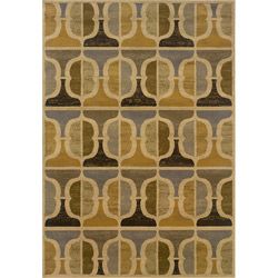 Gold and Grey Transitional Area Rug (7'8 x 10'10) Style Haven 7x9   10x14 Rugs