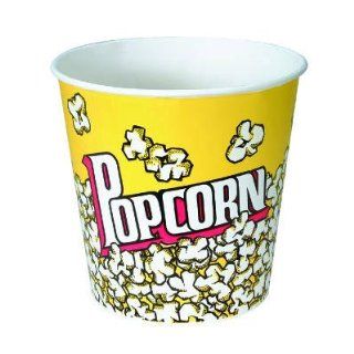 Paper Popcorn Bucket, 85 Oz, Popcorn Design, 15/Pack  Solo Cup Company Popcorn Container 