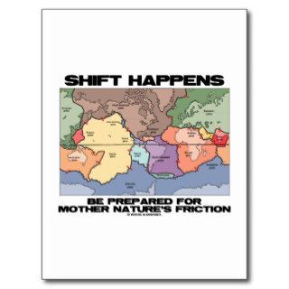 Shift Happens Be Prepared For Mother Nature's Post Card
