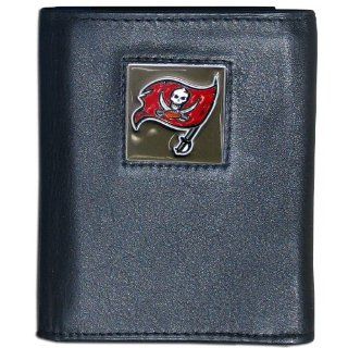 NFL Tampa Bay Buccaneers Leather Tri fold Wallet  Sports Fan Wallets  Sports & Outdoors