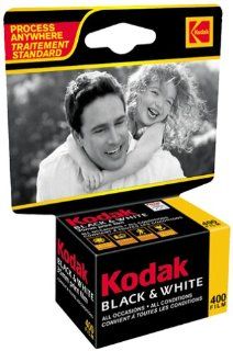 Kodak Black & White 400 Speed 24 Exposure 35mm Film  Photographic Film  Camera & Photo