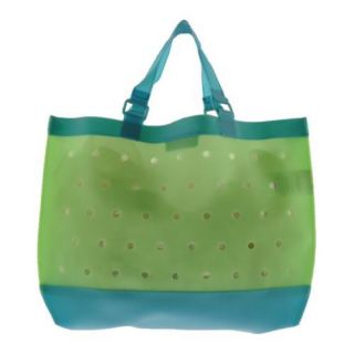Crocs Translucent Jibbitibal Tote Blue/Green Crocs Fabric Bags