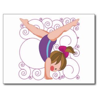 Gymnastics Gift Post Cards