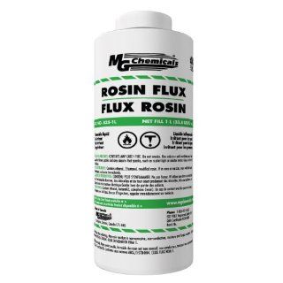 MG Chemicals 835 Liquid Rosin Flux, Non Corrosive and Non Conductive residue, 1 Liter Bottle Soldering Cleaning Products