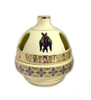 Byzantine Ceramic Votive Lamp Byzantine Greek Icons Incense Burner   Incense Holders