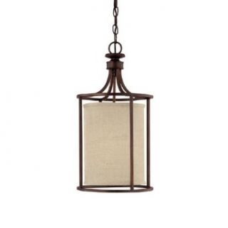 Capital Lighting 9047BB 477 Foyer with Frosted Diffuser Glass Shades, Burnished Bronze Finish   Ceiling Pendant Fixtures  