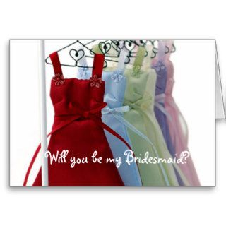 Will you be my Bridesmaid? Cards