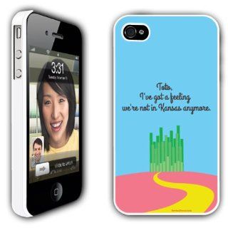 iPhone 4/4s Case   Movie Quote   The Wizard of Oz   "Toto, I've got a feeling"   Clear Protective Hard Case Cell Phones & Accessories