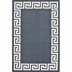 nuLOOM Handmade Greek Key Wool Rug (7'6 x 9'6) Nuloom 7x9   10x14 Rugs