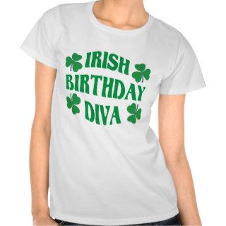irish Birthday Diva Tees