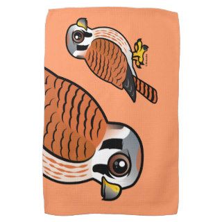 American Kestrel female Kitchen Towels