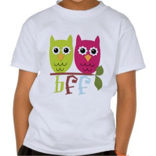 BFF Best Friends Forever Owls T shirt