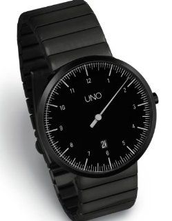 UNO 40 BLACK EDITION   One Hand Men's Watch by Botta Design (Steel Strap)   219011BE at  Men's Watch store.