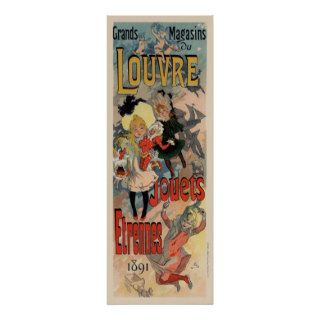 Grands Magasins du Louvre 1891 Posters