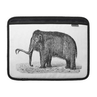 Vintage Woolly Mammoth Illustration Wooly Mammoths Sleeve For MacBook Air