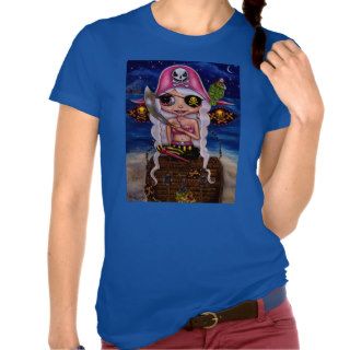 Pink Pirate Fairy Tshirts