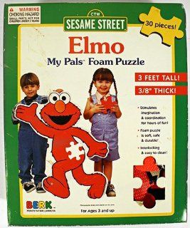 Berk Sesame Street Elmo My Pals Foam Puzzle Toys & Games