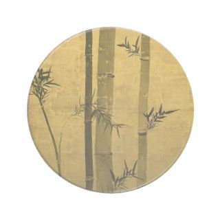 竹図, 光琳 Bamboo, Ogata Kōrin, Sumi e Coasters
