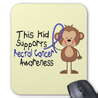 This Kid Supports Rectal Cancer Awareness Mouse Pads