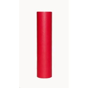 kaarskoker Solid 6 in. x 7/8 in. Apple Red Paper Candle Covers, Set of 2 RED SOL 6C