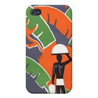 Rainforest Case Design ~ Vintage Travel Iphone 4 iPhone 4 Cover
