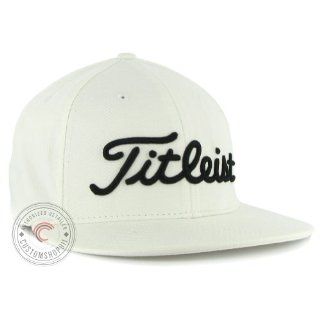 NEW 2013 TITLEIST GOLF FITTED FLAT BILL CAP HAT STRUCTURED LARGE X LARGE WHITE  Sports & Outdoors