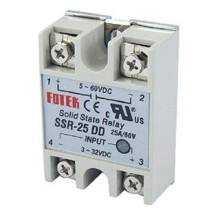 Solid State Relay SSR DC DC 25A 3 32VDC/5 60VDC Electronics
