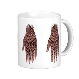 Mehndi Hand Tattoo Art Design Mug