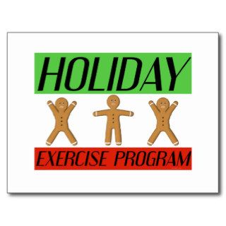 TEE Holiday Exercise Program Post Cards