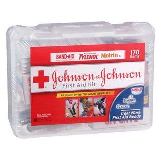 PACK OF 3 EACH FIRST AID KIT JJ 170 PC ALL PP 1EA PT#38137008123 Health & Personal Care