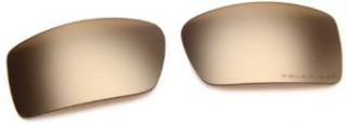 Oakley Gascan 16 466 Polarized Rimless Sunglasses,Multi Frame/Gold Lens,One Size Clothing