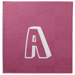 Get an A AA AAA and Get a Gift MOMMY Printed Napkins