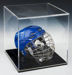 Displays2go Square Acrylic Sports Display Box, Black  Sports Related Display Cases  Sports & Outdoors