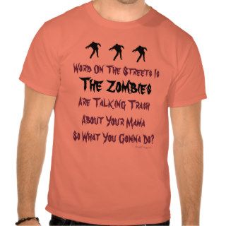 Trash Talking Zombies T Shirt