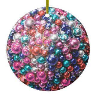 Holiday Pearl Bling Christmas Ornament