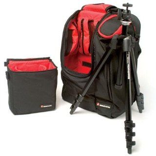 Manfrotto 732YB, 482K M Y Tripod and Backpack Bundle Kit (Black)  Camera & Photo
