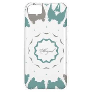 Ethnic Swallow Rosetta Pattern in Pastel Blue Cover For iPhone 5C