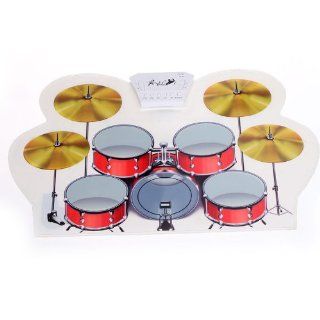 dodocool USB Portable MIDI Drum Kit PC Desktop Roll up Electronic Drum Pad Silicone with Drumsticks Musical Instruments