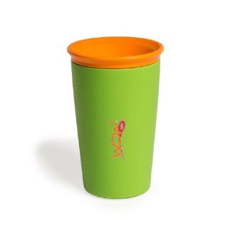 Wow Cup for Kids   NEW Innovative 360 Spill Free Drinking Cup   BPA Free   8 Ounce (Green)  Baby Drinkware  Baby