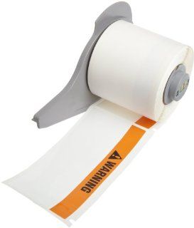 Brady M71C 1900 483 BradyBondz 1.9" Width x 50' Height White Color B 483 Ultra Aggressive Polyester Labels With Gloss Finish For BMP71 Label Printer