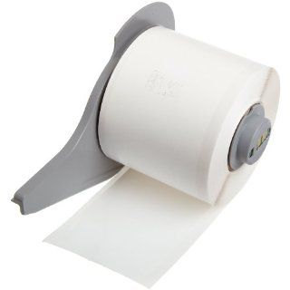 Brady M71C 1900 483 BradyBondz 1.9" Width x 50' Height White Color B 483 Ultra Aggressive Polyester Labels With Gloss Finish For BMP71 Label Printer