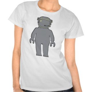 Banksy Style Astronaut Minifig T shirt