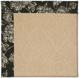 Bandana Onyx Octagonal Indoor/Outdoor Solid rug by Capel Shoal Sisal in 6'x6'   Area Rugs