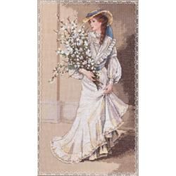 Gold Collection Portrait Of Elegance Counted Cross Stitch Ki 10"X17" Dimensions Cross Stitch Kits