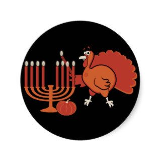 Festive 'Thanksgivukkah' Stickers